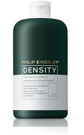 Philip Kingsley | Shampoo zur Verdickung der Dichte | Bei dünner werdendem Haar und Haarausfall | Feiner, zerbrechlicher, dünner Haarverdicker und -verstärker | 500ml