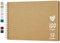 Hiwhy Fotoalbum Scrapbook 28x20,5 cm 50 Blätter DIY Scrapbook Hartes Kraftpapier Baby Erinnerungsbuch Familie Geburtstag Hochzeitstag Scrapbook, Gelb
