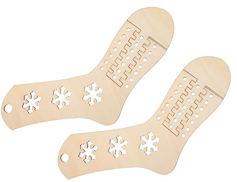 COLLBATH Sockenblocker DIY Strickmuster Für Socken Handgefertigte Sockenschablonen Aus Für Das Stricken Und Häkeln Von Socken Ideal Zum Trocknen Und Formen