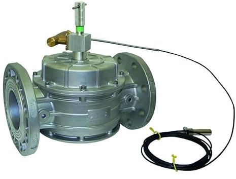 Flansch-Kraftstoff-Absperrventil DN150 PN16 1 bar kalibriert 98°C INAIL VIC12