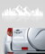 Flaconi Car Stickers,Car Decals,Car Stickers and Decals,Sticker for Car,Automotive Exterior Accessories,Car Decals Stickers for Outside of Car,Snow Mountain Tree Stickers for Car,Truck(White)
