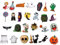 ORFOFE 100 Blatt Halloween-Kühlschrankmagnete Halloween-Laptop-Aufkleber Halloween-Computeraufkleber halloween theme halloween Aufkleber für Motorräder Notebook-Aufkleber