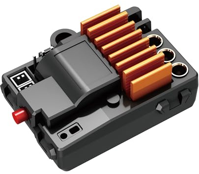 Womaqu RC-Autozubehör, bürstenloser Motor, elektrischer Drehzahlregler, 45 A, Smart 2S/3S ESC, funkgesteuerte Fahrzeug-Drehzahlregler für Upgrade und Reparatur 14431 & 14412 & 14411