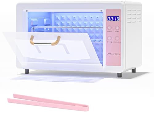 10L Double-layer Large Sterilizer for Nail Tools, Multi-Functional Nail Cleaner Box, Large Capacity Cleaning Cabinet for Home Use, Barbers, Beauty Salons, and Spas
