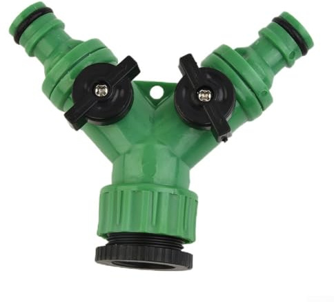 Verbessern Sie Ihren Bewässerungsschlauch-Rohrverteiler mit 2-Wege-Anschluss und Wasserhahn-Adapter für den Garten