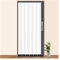 Grande porte coulissante accordéon d'intérieur avec serrure en aluminium pour placard/salle de bain/chambre à coucher, design compact, porte pliante intérieure moderne