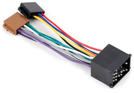 ZDETGU Radio -Adapter -Kabelbaum -Plug -and -Play -ISO -Drahtanschluss für E36 E46 E39 E30 E34 X5 Z3 Z8 Mini mit ABS -Material