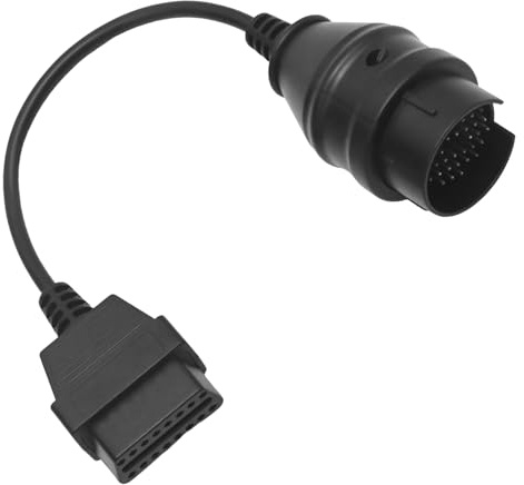 Adaptador de diagnóstico, conector y cable de escáner Hoypeyfiy, adaptador OBD2 de 38 pines OBD1 a 16 pines OBD2, dispositivo de diagnóstico, reemplazo para Mercedes W124, W201, R129 y otros clásicos