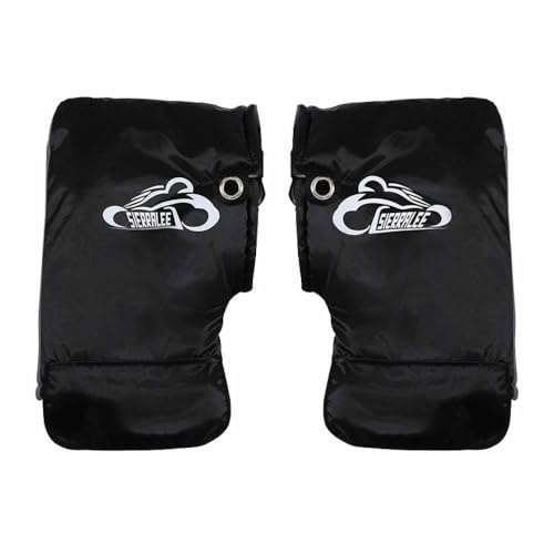 Motorcycle Handlebar Mitts Winter Gloves Waterproof Windproof Thermal Hand Warmers – Universal Fit Motorbike Bar Muffs for Cold Weather Riding
