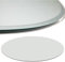 Euro Tische Glasplatte für Kaminofen und Tischplatte in 60cm Facettenschliff, Schutzplatte mit 6mm ESG Sicherheitsglas, Funkenschutzplatte, Glasboden für Kamin (Klarglas)