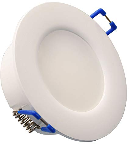 max K O M F O R T IP44 LED Bad Einbaustrahler 230V sehr flach 5,5W RUND Einbauspot Einbauleuchte Einbaulampe Deckenlampe Deckenstrahler Dusche