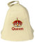 Sombrero de sauna con bordado Queen Gorro Para Sauna (Fieltro)