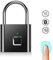 AICase Candado de Huellas Digitales, Cerradura Recargable USB de Seguridad Keyless Impermeable IP67 para uso en interiores y al aire libre