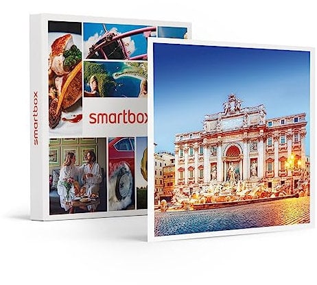 Smartbox Wohnzimmer in Rom Geschenkbox für Paare, Geschenkideen, 1 Nacht mit Frühstück und Möglichkeit zum Abendessen oder Wellnesserlebnis für 2 Personen, Mehrfarbig
