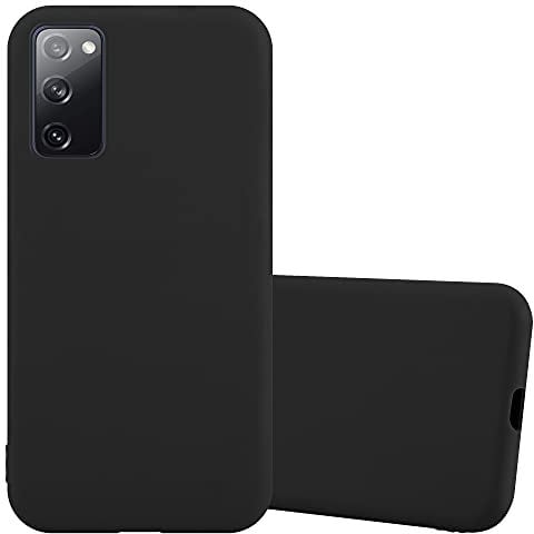 Cadorabo Hülle kompatibel mit Samsung Galaxy S20 FE Schutzhülle TPU Silikon Case Candy Design Slim Kratzfest Weiche Gummi mit Rundumschutz Case Hülle für Galaxy S20 FE in Schwarz