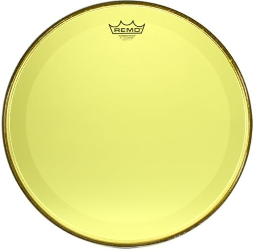 Remo Drumhead Colortone Powerstroke 3 Clear Yellow – 16″ – P3-1316-CT-YE