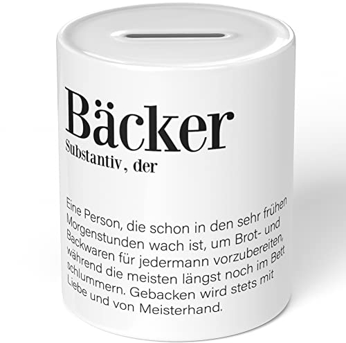 JUNIWORDS Spardose Sparbüchse, Definition: Bäcker (1004687)
