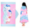 FLYISH DIRECT Badeponcho Kinder 100% Baumwolle Kinderhandtuch Poncho Kinder Badetuch Handtuch mit Kapuze Strandtücher für Jungen und Mädchen, 127 x 76cm