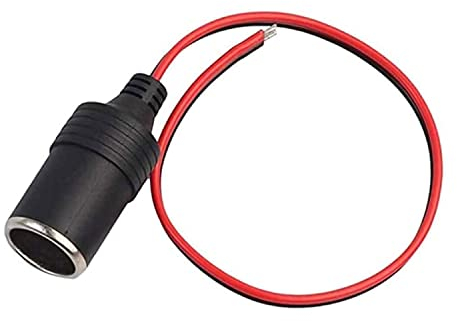 Car Cigarette Lighter Female Socket Extension Cable,Car Charger Power Cigarette Lighter Female Socket Cable Plug Adapter,Car Cigarette Lighter Splitter Plug12V / 24V Car Charger