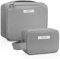 2Pcs Makeup Bag Travel Makeup Bag Waterproof Cosmetic Bag Portable Makeup Organizer Bag for Women Girls (Grey)