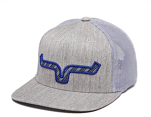 Kimes Ranch Herren Nite Train Cap 5-Panel Verstellbare Mesh Back Snapback Mütze, Grey Heather, Einheitsgröße