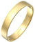 Kuzzoi Herrenring (4 mm) Gold Handgefertigt, Bandring für Männer aus 375 Gelbgold, Ehering Verlobungsring Freundschaftsring, Basic Gold Ring poliert, Ringgröße 64