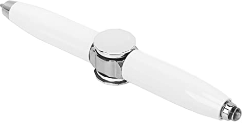 HEEPDD Fidget Pen, Metal Regulator Mood Floodlight Praktischer Drehbarer Stift Zur Beleuchtung Beim Schreiben (Weiss)