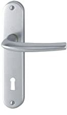 HOPPE Poignée de porte Classique Argent 165 mm x 185 mm x 41 mm Aluminium 100%