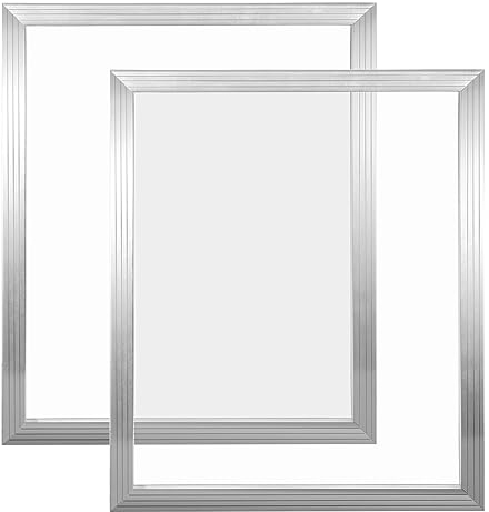Caydo 2 Stücke 24 x 20 Zoll Aluminium Siebdruck Rahmen mit 160 Mesh für Siebdruck