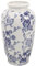 ABOOFAN Blaue Und Weiße Porzellan-Blumenvase Handgefertigte Chinesische Bodenvase Orientalische Flaschenvasen Aus China Chinoiserie-Kunst Blumenknospenvase Für Heimdekoration Und