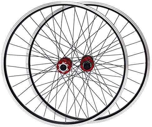 HOARLICN MTB Mountainbike Laufradsatz, 29 Zoll Mountainbike Radsatz MTB Fahrrad Räder Vorderrad+hinterrad Schnellspanner Vorne Hinten Räder Schwarzes Fahrrad Räder Für Mountainbike