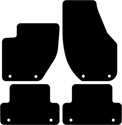 Kovvar Fußmatten passend für Volvo V40 2012-2019 | Qualität: Comfort