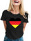 Fußball Deutschland Trikot 2024 EM Germany Deutschland T-Shirt Wm T-Shirt Deutschland Trikot EM 2024 Original Auswärts Pink Damen Kurzarmshirt Shirt Damen