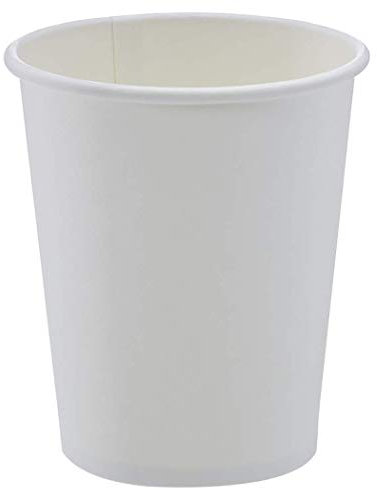 Weiße Pappbecher 200 Stk. 205 ml / 7 oz für Kaffee, Tee und Mehr Einweg-Trinkbecher Partybecher Umweltfreundlich & recyclingfähig Ausschankbecher Für Heiß- und Kaltgetränke 0,2l 200 Stück (1er Pack)