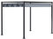 Outsunny Pergola 4x3m Garten Pavillon, Terrassendachung aus Stahl, Gartenpavillon mit verstellbares Dach, Freistehend, Sonnenschutz für Terrasse und Garten, Dunkelgrau