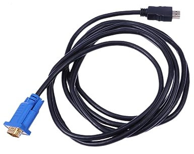OSALADI Cable Adaptador Vga Macho Macho Transferencia para HDTV Proyector y Pc Conectores Chapados para Señal Superior Sin Chip Integrado