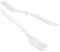 DONFAMDS 2 Pezzi Forchetta da cucina in silicone forchettone per impastare SILICONE FORK forchetta per spaghetti in silicone strumenti di pasta forchetta per la pasta Gel di silice bianca