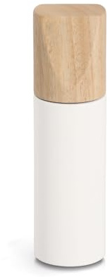 Zeller 24809 Salz-/Pfeffermühle, Gummibaum, weiß