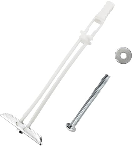 Heavy Duty Drywall Anchors with Screws and Washers 1/4”-20, 12PCS – Metal Wall Anchors with Bolts, Holds Up to 270lbs, Ideal for Drywall, Concrete, Brick – Reusable Mounting Anchors for TV, Shelves