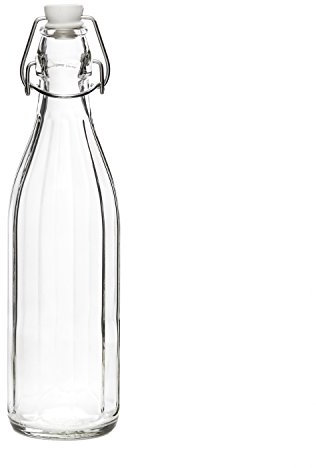 Rocco Bormioli Milly Glasflasche, Glas, Transparent, 0.5 L