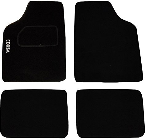 Tappetini Auto in Moquette con Strappo compatibili per Corsa