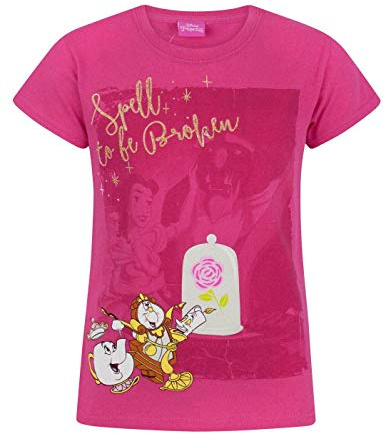 Beauty and the Beast Spell to Be Broken Girl's T-Shirt 13-14 Years
