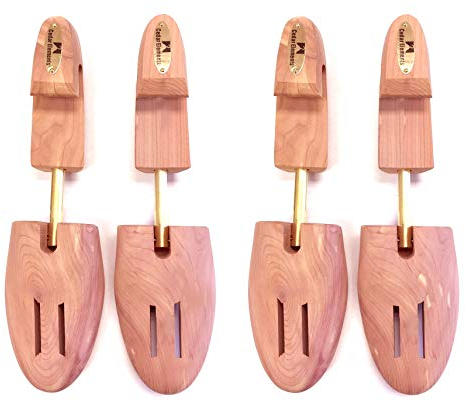 Cedar Elements Schuhspanner aus Zedernholz, 2 Stück (groß)