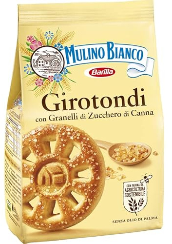 Mulino Bianco Girotondi Shortbread with grains of sugar cane, 350 g, 3 Stück