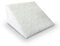 Bed Wedge Pillow with Removable Washable Cover - Leg Rest Cushion Pillow for Back Support, Elevating Legs and Acid Reflex (White)