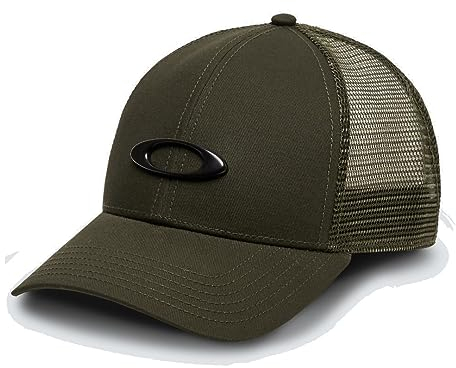 Oakley Men's 6 Panel Ellipse Trucker Hats,One Size,New Dark Brush