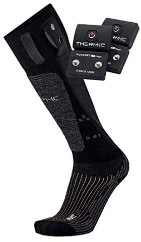 Therm-ic - Heat Uni + S-Pack 1200 - Heizsocken + Akkus bis 14 Stunden Wärme