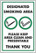 V Safety 57061BC-R Deated Smoking Please Keep Area clean Schild, weiß, 300mm x 400mm