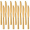 Buyer Star 12 Stück Gold Abendessen Messer, Edelstahl Besteck Besteck für Home Küche oder Restaurant, 8,86 Zoll