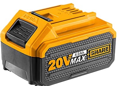 INGCO Batteria agli ioni di litio INGCO 20 V 4.0 Ah, compatibile con tutti gli utensili elettrici ingco, senza caricatore FBLI2002